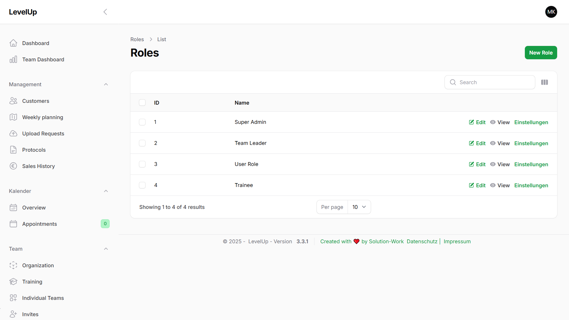 لقطة صفحة المستخدم